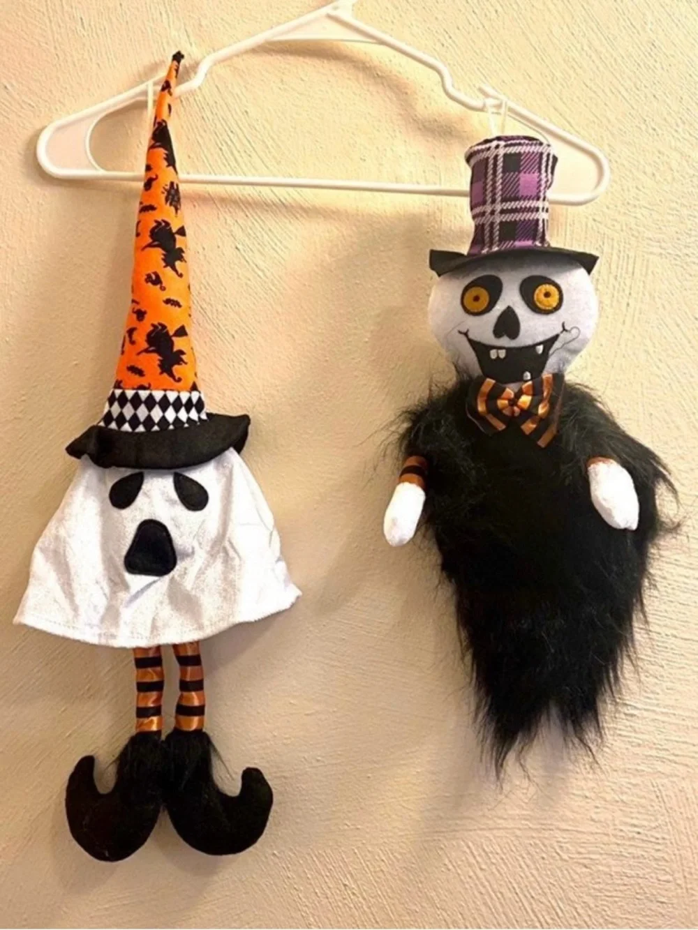 🎃 Halloween Ghost and Skeleton Hanging Decorations Set